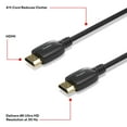 thumbnail image 6 of Staples TECH 4 ft. HDMI to HDMI Audio/Video Cable  Male to Male Black (ST62468), 6 of 8