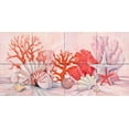 thumbnail image 1 of Tile Mural Bathroom Backsplash - Coral Still Life Border - by Paul Brent, 1 of 1