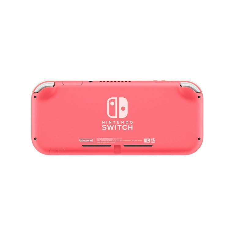 Nintendo Switch Lite (Coral) Bundle with Mario Kart 8 and 6Ave Fiber Cloth