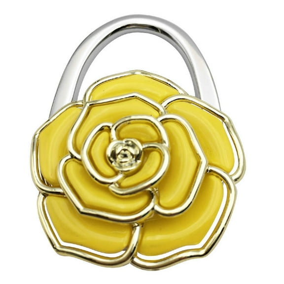 Fashion Flower Shaped Purse Hook Foldable Handbag Hook Table Portable Holder Hanger Handbag Bag Parts Accessories