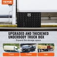 thumbnail image 2 of STAWAY 48" Aluminum Underbody Tool Box - Waterproof, Lockable, Durable Storage for Trucks & Trailers - Perfect for Tools & Camping Gear, 2 of 8