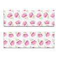 thumbnail image 2 of Watercolor Flowers Bench Cushion Set of 2, Peony Blooms Season Revival Summer, Standard Size Foam Pad and Decorative Cover, Pale Pink and Pale Green, by Ambesonne, 2 of 4
