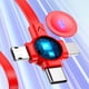thumbnail image 3 of 5A Super Fast Charging Three-in-one Data Cable, Telescopic Support To Store Of The Night, One Drag And Three Charging Wires, 3 of 8