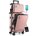 thumbnail image 1 of Equipaje de mano TRAVELARIM, carcasa rígida de 22 pulgadas con bolsa para cosméticos, 1 of 9
