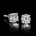thumbnail image 3 of Ross-Simons 0.75 ct. t.w. Lab-Grown Diamond Stud Earrings in Sterling Silver, Women's, Adult, 3 of 5