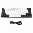 thumbnail image 2 of Teclado Para Juegos Con Cable 60% Por Ciento, Mini Teclado Retroiluminado RGB, Teclado Ergonómico Ultra Compacto De 61 Teclas Para PC Portátil De Escritorio, Gamer, Mecanógrafo,, 2 of 7
