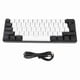 thumbnail image 2 of Teclado Para Juegos Con Cable 60% Por Ciento, Mini Teclado Retroiluminado RGB, Teclado Ergonómico Ultra Compacto De 61 Teclas Para PC Portátil De Escritorio, Gamer, Mecanógrafo,, 2 of 7