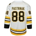 thumbnail image 3 of Youth David Pastrnak White Boston Bruins Home Replica Player Jersey, 3 of 3