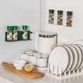 thumbnail image 3 of 1 Ensemble de Support Mural pour Cruet, Conteneur de Rangement pour Assaisonnement, Porte-Condiments, 3 of 8