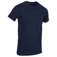 thumbnail image 4 of BILLIONHATS 6 Pack Men's Solid Colors Cotton T-Shirts Short Sleeve Lightweight Tees, Bulk (Navy Blue, Medium), 4 of 5
