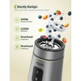 thumbnail image 4 of Syvio Smoothie Blender for Shakes and Smoothies, Personal Blender with 2 BPA-Free 20 Oz Sport Cups, Grind & Cut Blades, 2-Speed Control, 4 of 9