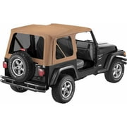 Bestop Replace-a-top for 97-02 Wrangler w/o Door Skins w/ Tinted Windows Spice Fits select: 1997-2002 JEEP WRANGLER / TJ