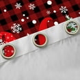 thumbnail image 4 of Castle Fairy Cartoon Gnome Blackout Curtains Set of 2 (52x84 Each) for Kids,Christmas Tree Window Curtains,Geometric Plaid Curtains and Drapes,Super Cozy Room Decor, 4 of 6
