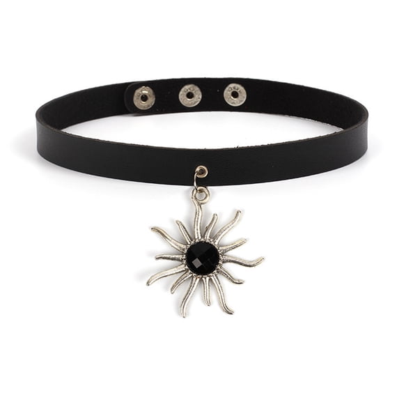 Bangcool Punk Collar Fashion Creative Retro Sun Punk Choker Punk Necklace Charm Choker