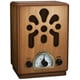 thumbnail image 1 of ClearClick Radio AM/FM clásica vintage estilo retro con Bluetooth - Exterior de madera hecho a mano Marrón, 1 of 5