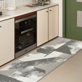 thumbnail image 3 of 2x6 FT Kitchen Runner Rugs Non Skid Washable, Faux Wool Rug Runners for Hallways Bathroom Carpet Runner, Soft Indoor Modern Floor Rug for Entryway Laundry Room, 3 of 11