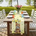 thumbnail image 4 of Table Runners 72 Inches Long Dress Scarves, Lemons Cats Farmhouse Kitchen Table Runner, Coffee Tablerunners, Summer Rustic Botanical Fruits Yellow 14x72 Inch, 4 of 9