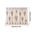 thumbnail image 3 of Farmhouse Kitchen Stove Curtain, Ruffled Lace Trim Stove Cover Curtain with Floral Prints, Decorative Oven Door Curtain for Vintage Kitchen Decor(22*31"), 3 of 4