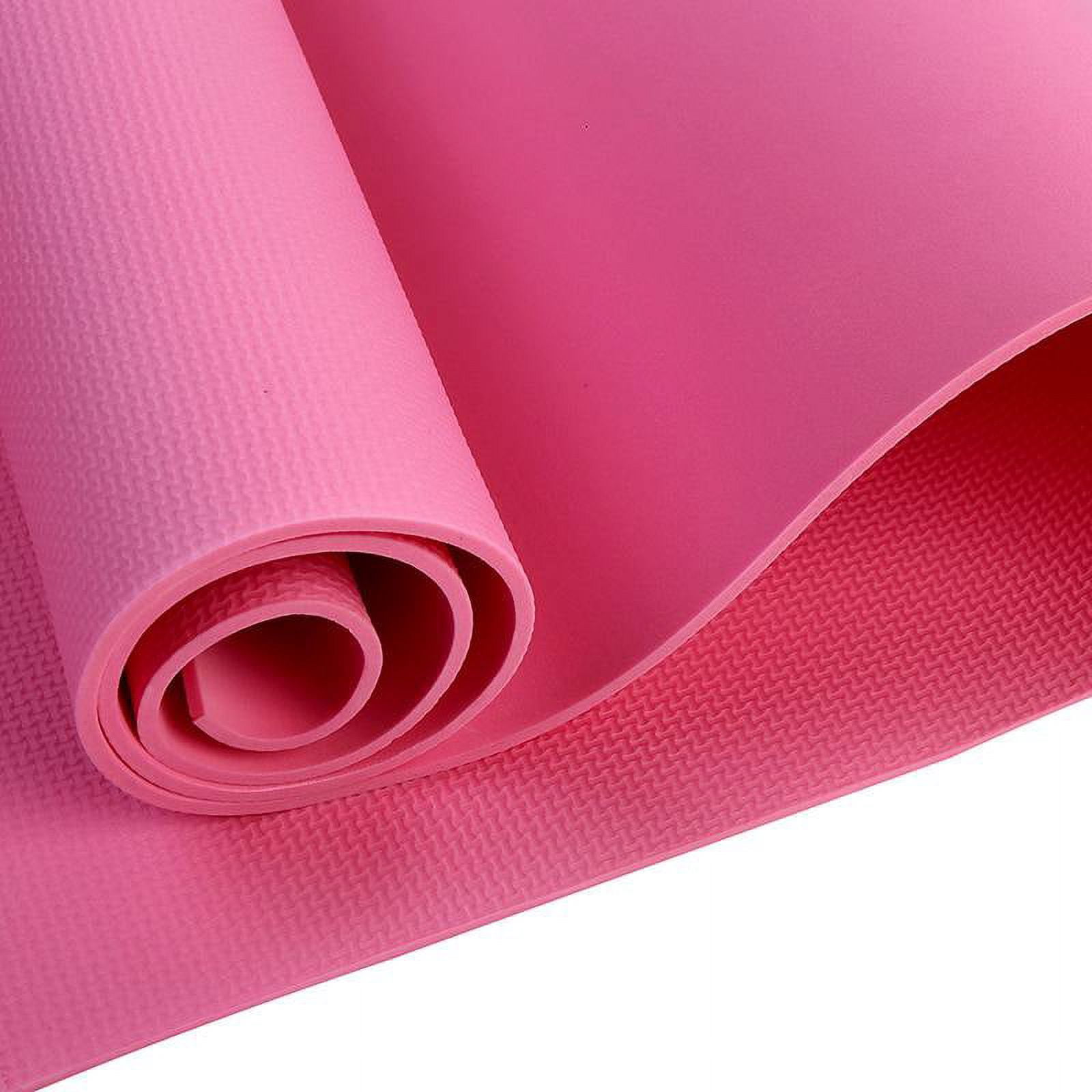 6MM Thick Yoga Mat Non Slip Yoga Mats Exercise Mat Eco Friendly Workout Mat for Yoga, Pilates and Floor Exercise Thick Fitness Mat Carry Strap Included, 68 x 24  Inches
