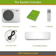 Cooper & Hunter 9000 BTU Mini Split Air Conditioner Heat Pump Ductless ...