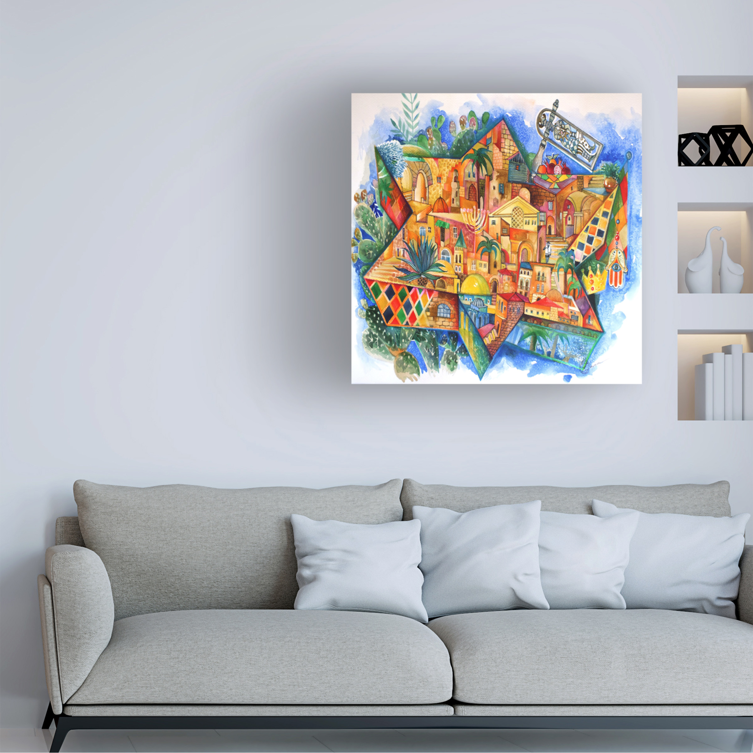 Trademark Fine Art 'Purim' Canvas Art by Oxana Ziaka