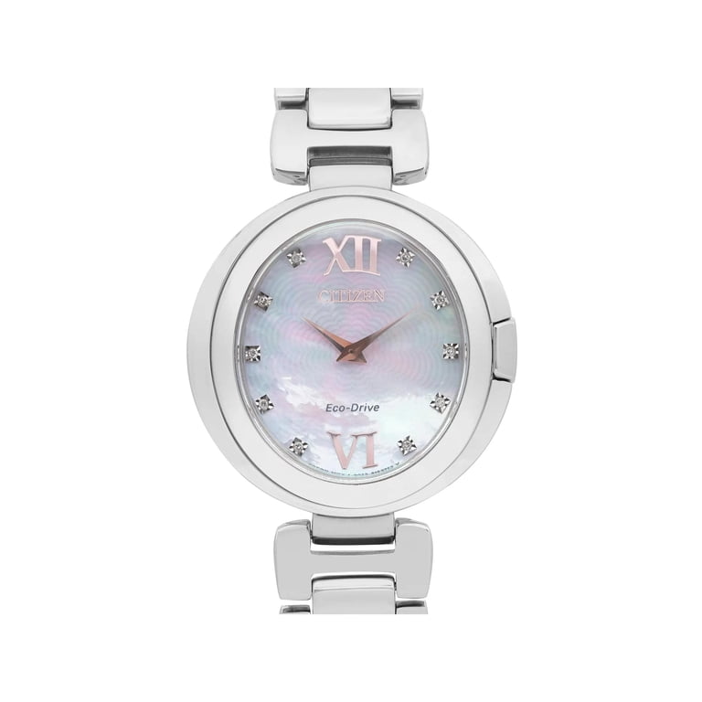 Citizen Women\'s Diamond MOP Watch! CITIZEN Eco Drive MOP Dial SS Women main image 3