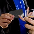 thumbnail image 1 of Stainless Steel Business Card Holder Elegant Aluminum Card For Trade Shows & Events, 1 of 4