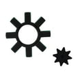 thumbnail image 1 of Steering Coupling Gear, Damper Electric Power Steering Motor Shaft Lightweight 2 Pcs 48254-28040  For Car, 1 of 8