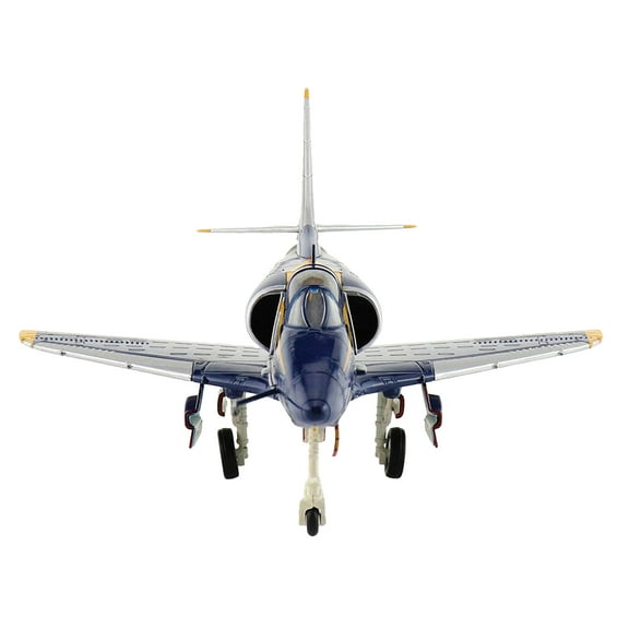 Diecast Douglas A-4F Skyhawk Aircraft "Blue Angels Tokushima Airbase Dr. Nakanishi #8" (2008) United States Navy "Air Power Series" 1/72 Diecast Model by Hobby Master