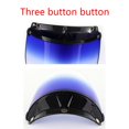 thumbnail image 4 of Durable Windproof 3-Snap Visor Lens Shield for Motorcycle Helmets Flip Up Down Open Face Anti Glaring Helmet Accessories, 4 of 13