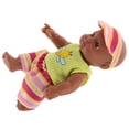 thumbnail image 3 of FELTECHELECTR Muñecas bebé realistas negras de 18 cm, de cuerpo suave y realista, afroamericanas, para niñas., 3 of 6