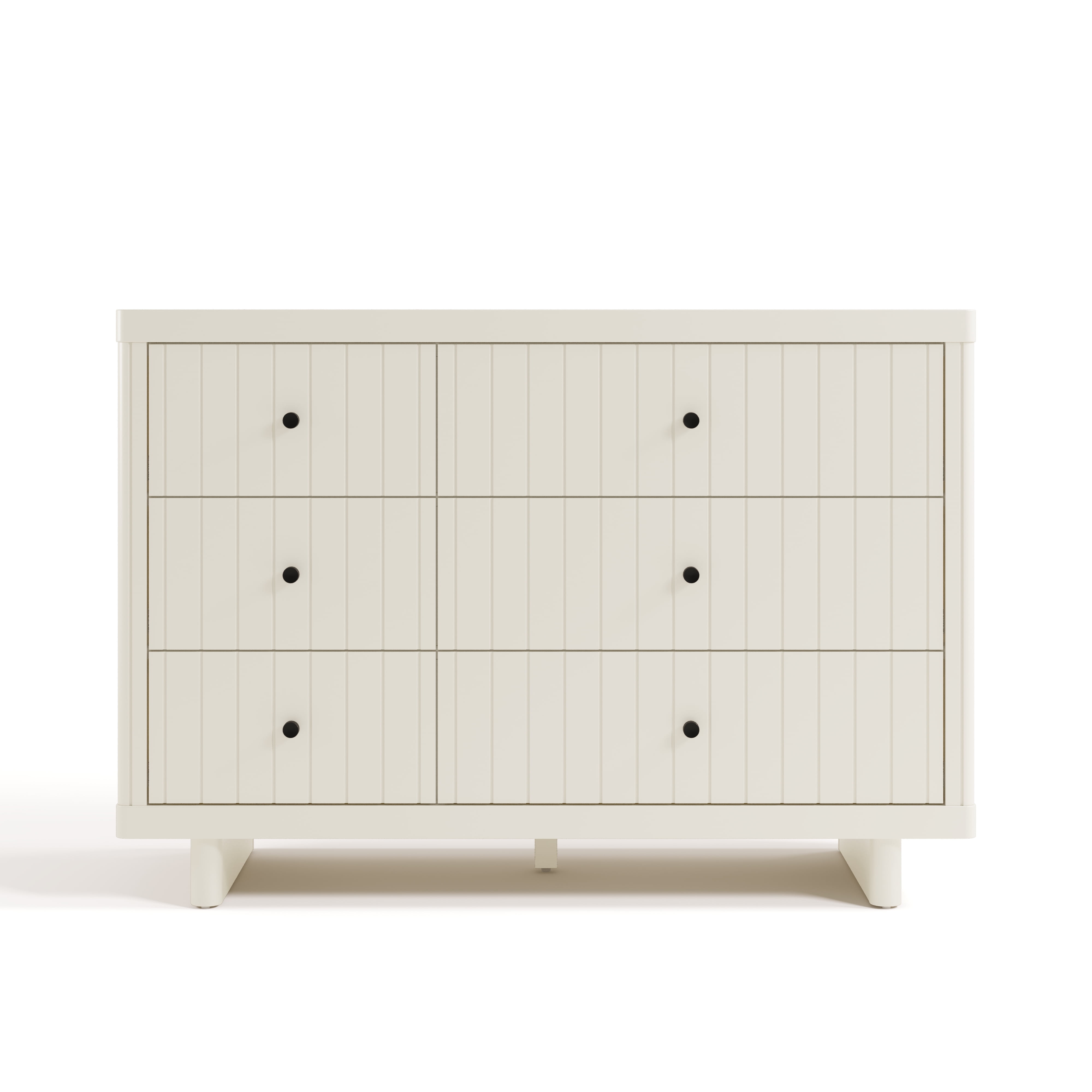 Art of Nursery by Storkcraft Kyoto 6 Drawer Nursery Dresser, Frosted Oat