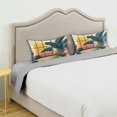 thumbnail image 3 of Yayeee Pillowcase Queen Size Set of 2 Satin Wrinkle Resistant Pillow Case, Pink Sunset, 3 of 7