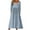 Sky Blue, variant on Kaemgyyd Women's Casual Dress with Pockets Loose Long Sleeve A-Line Maxi Dresses Flowy Stripe Pleated Fall Clothing