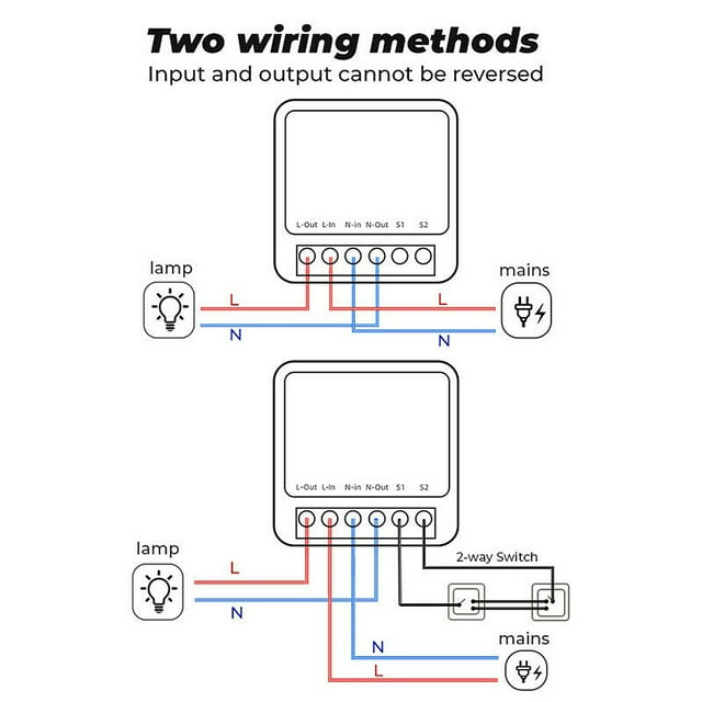 Module de Commutateur Intelligent Mini Disjoncteur de Télécommande Sans Fil; Commutateur de Commande Relais Maison Hôtel WiFi Disjoncteur Intelligent, 16A