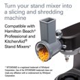thumbnail image 2 of Hamilton Beach Professional Stand Mixer Specialty Attachment, Slicer and Shredder Set, 63247, 2 of 8