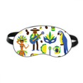 thumbnail image 1 of Soccer Parrot Guitar Coffee Brazil Sleep Eye Shield Soft Night Blindfold Shade Cover, 1 of 4