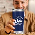 thumbnail image 5 of Tumbler For Dad Fathers Day - Best Dad Ever Tumbler - Daddy Birthday Gifts From Daughter, Son, Kids - Best Father Tumblers For New Father, Dad - Gifts For Papa Ideas 20oz Tumbler, 5 of 6