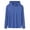 DarkBlue, variant on UPF 50+ Men’s UV Sun Protection Long Sleeve Performance Fishing Hoodie Hooded Shirts Dark Blue L
