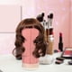 thumbnail image 3 of Cabeza de maniquí de peluca Yuyangstore Rosado, 3 of 8