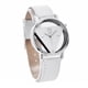 thumbnail image 5 of Reloj De Pulsera De Analógico De Acero Inoxidable De Imitación De Cuero Casual - Blanco Yuyangstore Reloj de pulsera informal, 5 of 8