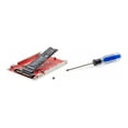 thumbnail image 2 of StarTech.com M.2 to U.3 Adapter, For M.2 NVMe SSDs, PCIe M.2 Drive to 2.5inch U.3 (SFF-TA-1001) Host Adapter/Converter, TAA Compliant - 2.5" Drive Form Factor (1M25-U3-M2-ADAPTER) - Interface adapter - M.2 - M.2 NVMe Card / PCIe 4.0 (NVMe) - U.3 - red - TAA Compliant, 2 of 12