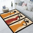 thumbnail image 2 of Ethnic African Woman Area Rugs, Pop Popular Art Rug, Non-Slip Mat Soft and Easy to Clean for Bedroom Living Room Bathroom Classroom Office Yoga Room Patio 2'x3', 2 of 6