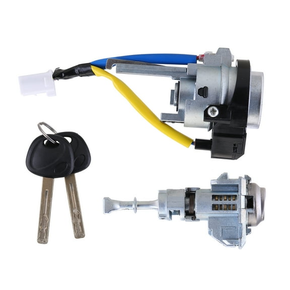 Zcargel Ignition Door Lock Cylinder Replace 81905-2T040 For 2011-15 Kia Optima With 2 Keys Easy Install