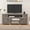 Gray, variant on Uforic 70'' Farmhouse TV Stand with 2 Shelves, Suitable for TVs up to 80'', Gray