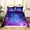 Purple, variant on Erosebridal Galaxy Duvet Cover Set Queen Size Teens Starry Sky Bedding Set Cosmos Comforter Cover with 2 Pillowcases Soft Microfiber Zipper 3 Pcs Novely Blue Purple Personalized