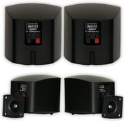 Acoustic Audio AA321B and AA40CB Indoor Speakers Home Theater 5 Speaker Set