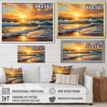 thumbnail image 4 of Designart "Sunlit Horizons Beach Photo VI" Nautical & Beach Floater Framed Canvas Art Print, 4 of 7