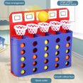 thumbnail image 3 of Juegos De Mesa Clásicos, Juego De 4 Tiros, Juego De Pelota De Enlace De Rebote, Juguetes Educativos De Enlace, Juego De Escritorio Multijugador Para Niños sonducket HA038878-00, 3 of 6