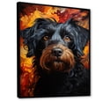 thumbnail image 2 of Designart "Parade Of Puli Poetry" Animals Dog Floater Framed Canvas Art Print, 2 of 5